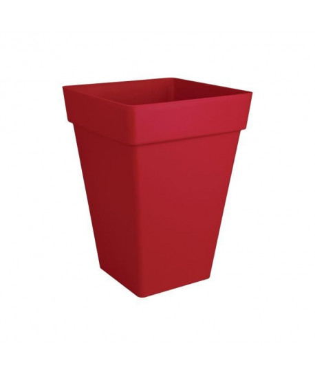 ELHO Pot de fleur carré haut Loft Urban  30 x 30 x H 41 cm  Fruits rouges