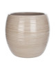 MICA Cache pot rond intérieur Loomy  Creme  26 xŘ28 cm