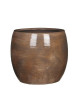 MICA Pot rond Lester marron foncé  26 xŘ28 cm