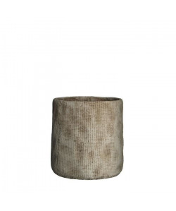 MICA Cachepot rond Kyan  Beige  Ř 21 x H 21,5 cm