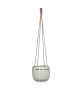 MICA Pot a suspendre ronde Resa  Blanc  13,5 xŘ16,5 cm