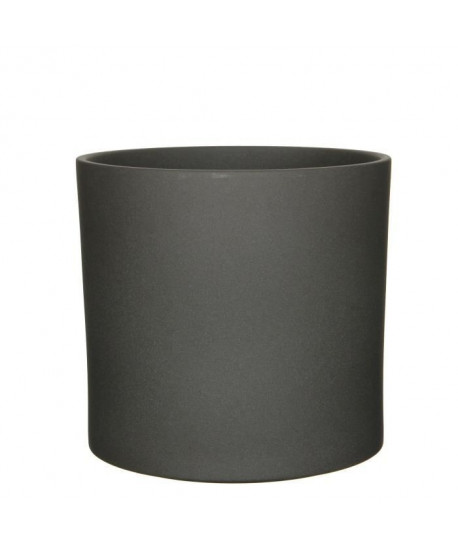 MICA Cache pot rond intérieur Era gris foncé mat  31 xŘ32,5 cm