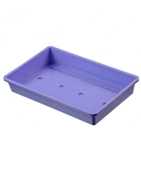 NATURE Terrine pour semis  coloris lilas 6 X 37,5 X 24cm