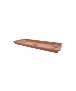 PLASTIKEN plateau rectangulaire Ř 77 X 29 cm  Terracotta