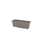 PLASTIKEN Jardiniere rectangulaire 50 x 20 Cm  Plateau Collection TERRA  Taupe