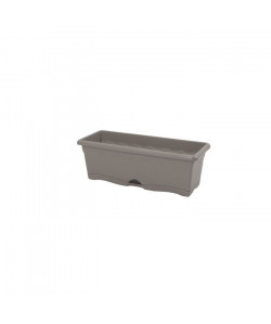 PLASTIKEN Jardiniere rectangulaire 50 x 20 Cm  Plateau Collection TERRA  Taupe