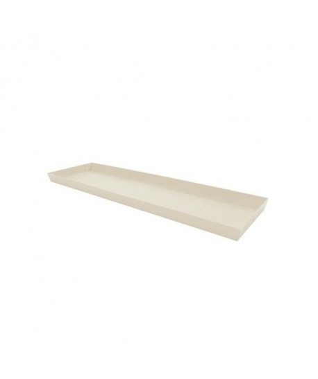 PLASTIKEN Plateau pour Jardiniere 56 Cm Collection TES  Ecru