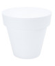 Pot a fleurs 22 Cm Collection LIMITED  Blanc