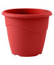 EDA Pot de fleur rond non percé Marina  Ř 30 x H 25,5 cm  10 L  Rouge rubis