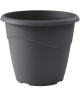 EDA Pot de fleur rond non percé Marina  Ř 35 x H 29,5 cm  16 L  Gris