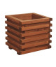 Jardiniere Torino simple  34 x 34 x 33 cm  Teck