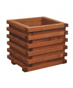 Jardiniere Torino simple  34 x 34 x 33 cm  Teck