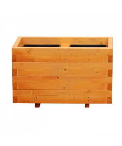 Jardiniere Domino double  30,5 x 61 x 40 cm  Bois