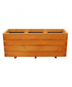 Jardiniere Domino quadruple  30,5 x 122 x 40 cm  Bois