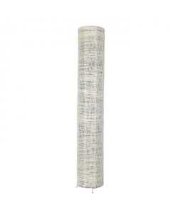 EXOTICO Lampadaire tressage fil blanc cylindre  H110cm  Ř 18 cm