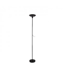 Lampadaire noir mat LED  Blanc neutre  H 181 cm  Ř 20cm
