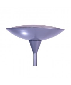 Lampadaire argent LED  Blanc neutre  H 181 cm  Ř 20cm