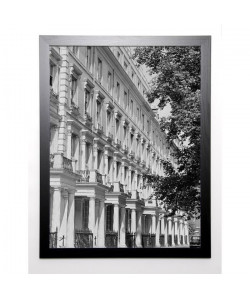 GAY Image encadrée Terraced Houses London II 67x87 cm Gris