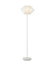 Lampadaire droit Faustine hauteur 147 cm diametre 36,5 cm E27 60W blanc