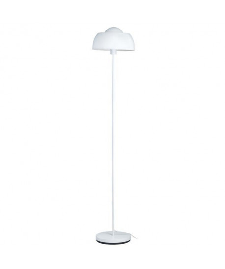 Lampadaire en métal  Ř 29 x H 150 cm  Blanc