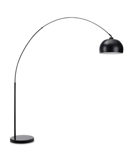 BIGARC Lampadaire arc Noir. Hauteur 2.02m