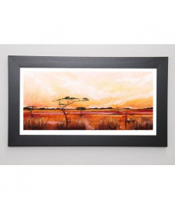 GERARD Image encadrée Bhundu Landscape IV 29,7x57 cm Orange