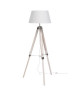 Lampadaire a poser Nature E27 40 W Blanc