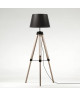 Lampadaire a poser Nature E27 40 W Noir