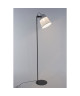 JUSTIN Lampadaire 145 cm E27 60W blanc et anthracite