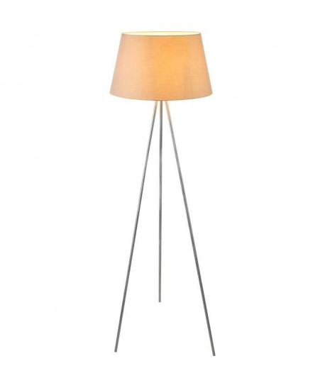 Lampadaire en Métal 154,5x60x60 cm Blanc