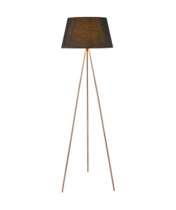 Lampadaire en Métal 154,5x60x60 cm Cuivre