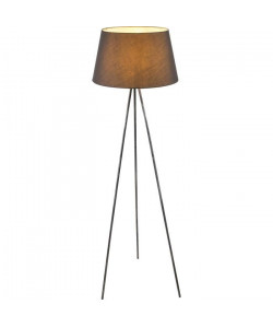 Lampadaire en Métal 154,5x60x60 cm Gris