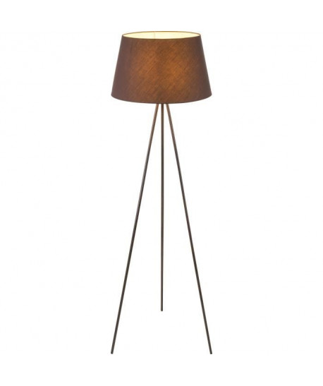 Lampadaire en Métal 154,5x60x60 cm Bronze