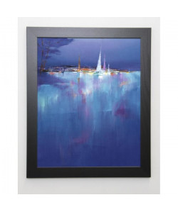 GEROSA Image encadrée Marina Azzurra 47x57 cm Bleu