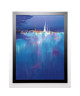 GEROSA Image encadrée Marina Azzurra 67x87 cm Bleu