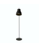 Lampadaire Cloche E27 23 W 150 cm Noir satiné