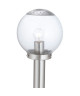 GLOBO LIGHTING Borne extérieure inox  Verre translucide