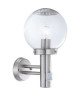 GLOBO LIGHTING Applique extérieure inox  Verre translucide