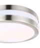 GLOBO LIGHTING Plafonnier extérieur inox  Plastique opal