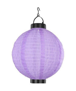 Globo Lighting Lampion solaire  Plastique noir et violet  IP44