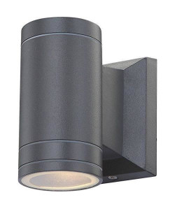 GLOBO LIGHTING Applique extérieure aluminium fonte gris  Verre translucide