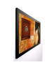 GRAUX DAVID Image encadrée Soupir effleuré 57x107 cm Orange