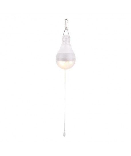 Globo Lighting Ampoule solaire  Plastique gris métallisé  avec cordon ON/OFF  Plastique translucide  IP44