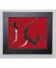 GUERINEAU PASCAL Image encadrée Corrida II 31x37 cm Rouge