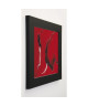 GUERINEAU PASCAL Image encadrée Corrida II 31x37 cm Rouge