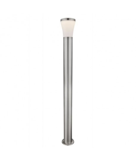 GLOBO LIGHTING Colonne haute extérieure inox  Plastique opal