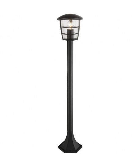 Globo Lighting Lampadaire extérieur aluminium fonte noir  Plastique translucide  IP44