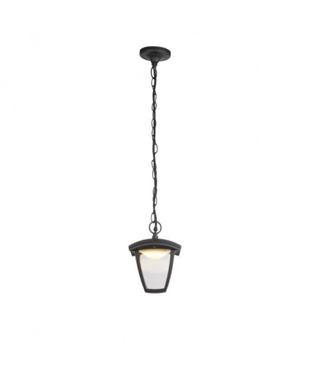 Globo Lighting Suspension extérieure aluminium fonte noir  Plastique translucide  IP44