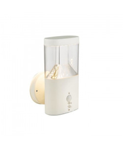 Globo Lighting Applique extérieure inox blanc  Plastique translucide  IP44  Capteur : 90