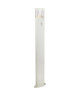 Globo Lighting Colonne extérieure inox blanc  Plastique translucide  IP44  Capteur : 90